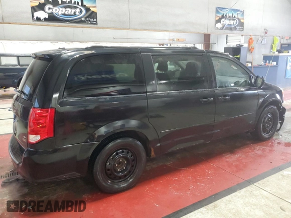 2014 Dodge Grand Caravan SXT with VIN 2C4RDGCG4ER388702, listed as a Copart auction lot 44722665 with 206,299 mi miles and Salvage Title. Bid and sale history available at DreamBid. Image 3.