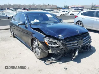 2020 Mercedes-Benz S 560 z VIN W1KUG8DB4LA558901, wystawiony jako IAAI lot #40157008 z przebiegiem Nie podano mil oraz . Historia ofert i sprzedaży dostępna na DreamBid. Obrazek 1.