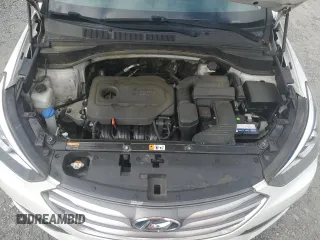 2017 Hyundai Santa Fe 2.4L with VIN 5NMZUDLB7HH001772, listed as a Copart auction lot 54573715 with 94,118 mi miles and Salvage title. Bid and sale history available at DreamBid. Image 12.