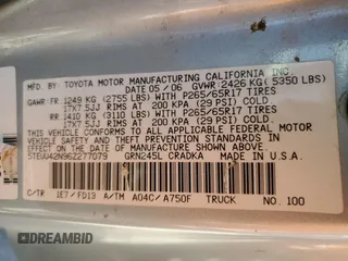 2006 Toyota Tacoma with VIN 5TEUU42N96Z277079, listed as a Copart auction lot 51057275 with 113,027 mi miles and Salvage Title. Bid and sale history available at carsss.com. Image 12.