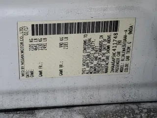 2017 Nissan Maxima Platinum with VIN 1N4AA6AP5HC411748, listed as a Copart auction lot 72342104 with 128,788 mi miles and Salvage Title. Bid and sale history available at carsss.com. Image 12.