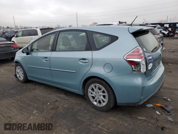 2015 Toyota Prius Two with VIN JTDZN3EU2FJ027161, listed as a Copart auction lot 43816315 with 95,187 mi miles and Salvage Title. Bid and sale history available at DreamBid. Image 2.