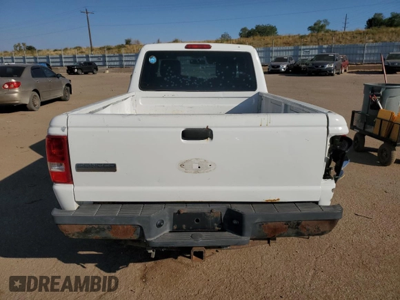 2010 Ford Ranger with VIN 1FTLR1EE1APA12017, listed as a Copart auction lot 75311044 with 407,217 mi miles and Salvage Title. Bid and sale history available at DreamBid. Image 6.