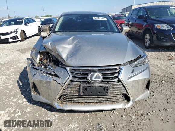2017 Lexus IS 300 with VIN JTHCM1D26H5023945, listed as a Copart auction lot 56307245 with 117,308 mi miles and Salvage title. Bid and sale history available at DreamBid. Image 5.