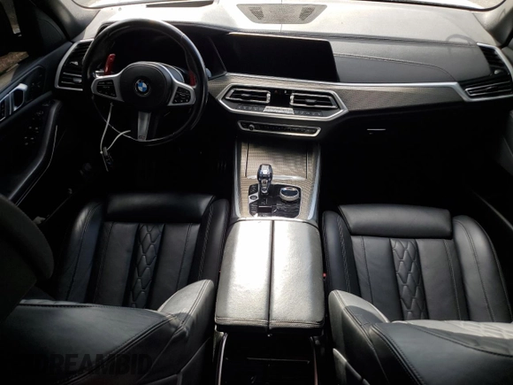 2021 BMW X5 sDrive40i with VIN 5UXCR4C01M9H47230, listed as a Copart auction lot 59798464 with 36,975 mi miles and Salvage title. Bid and sale history available at DreamBid. Image 8.