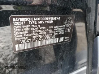 2018 BMW X2 xDrive28i with VIN WBXYJ5C37JEF69246, listed as a Copart auction lot 86812444 with 119,170 mi miles and Clean Title. Bid and sale history available at carsss.com. Image 14.