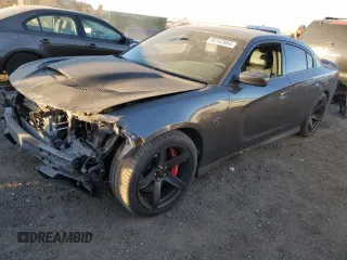 2019 Dodge Charger SRT Hellcat with VIN 2C3CDXL96KH693065, listed as a Copart auction lot 86162884 with 26,378 mi miles and Salvage Title. Bid and sale history available at DreamBid. Image 1.
