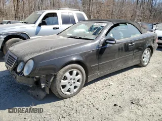 2003 Mercedes-Benz CLK-Class 3.2L with VIN WDBLK65G43T131711, listed as a Copart auction lot 48130915 with 0 mi miles and Salvage Title. Bid and sale history available at carsss.com. Image 1.
