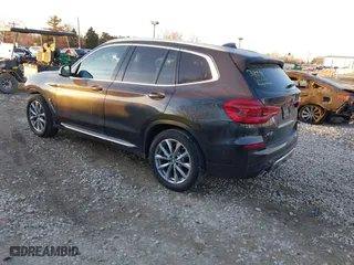 2019 BMW X3 xDrive30i with VIN 5UXTR9C51KLE12011, listed as a IAAI auction lot 41453898 with 53,712 mi miles. Bid and sale history available at carsss.com. Image 3.