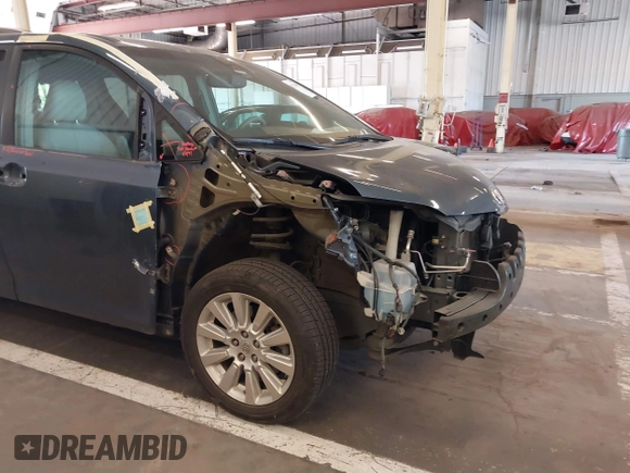 2014 Toyota Sienna Limited with VIN 5TDDK3DC6ES076022, listed as a IAAI auction lot 42174440 with 112,630 mi miles and . Bid and sale history available at DreamBid. Image 20.