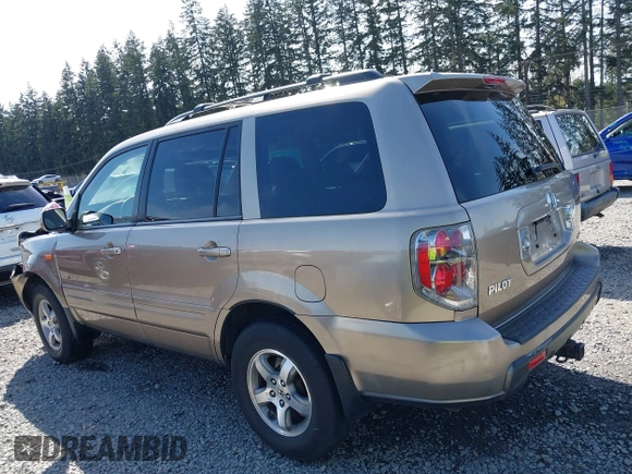 2006 Honda Pilot EX-L with VIN 2HKYF18566H561371, listed as a IAAI auction lot 41950296 with 145,579 mi miles and . Bid and sale history available at DreamBid. Image 14.