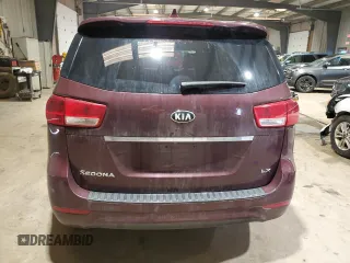 2018 Kia Sedona LX with VIN KNDMB5C14J6395781, listed as a Copart auction lot 47040825 with 150,983 mi miles and Salvage Title. Bid and sale history available at DreamBid. Image 6.