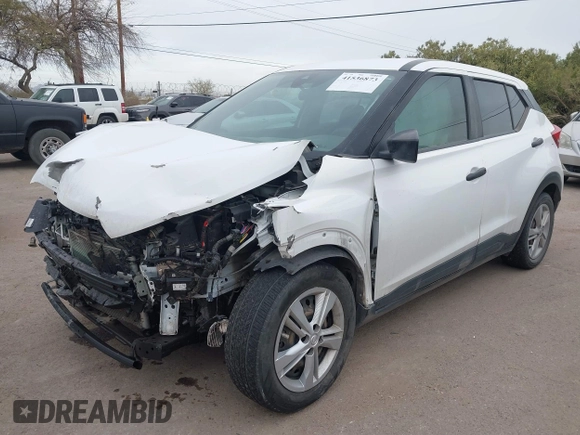 2020 Nissan Kicks S with VIN 3N1CP5BV8LL476537, listed as a IAAI auction lot 41536873 with 68,309 mi miles and . Bid and sale history available at carsss.com. Image 17.