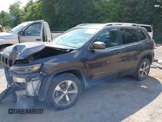 2019 Jeep Cherokee Limited with VIN 1C4PJMDX7KD491415, listed as a IAAI auction lot 39667583 with 65,502 mi miles and . Bid and sale history available at DreamBid. Image 18.