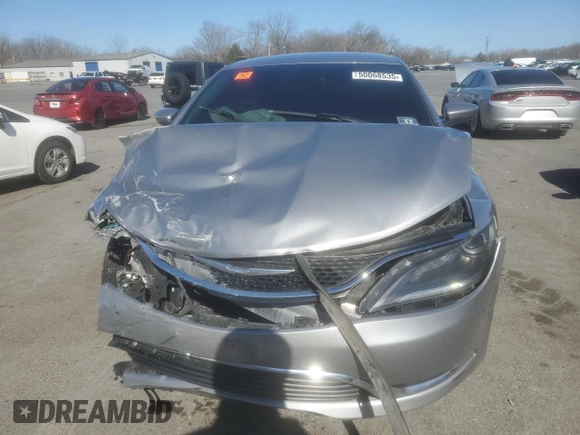 2015 Chrysler 200 Limited with VIN 1C3CCCAB1FN702771, listed as a Copart auction lot 50068535 with 173,020 mi miles and Salvage Title. Bid and sale history available at DreamBid. Image 5.