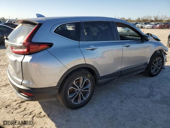 2021 Honda CR-V EX-L with VIN 2HKRW1H86MH403348, listed as a Copart auction lot 87019094 with 0 mi miles and Salvage Title. Bid and sale history available at carsss.com. Image 3.