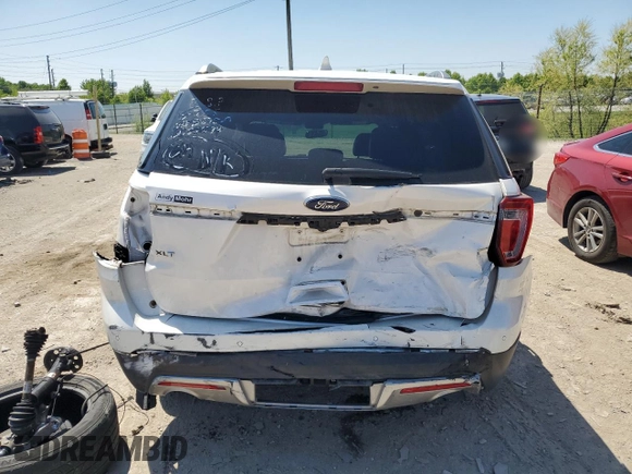 2017 Ford Explorer XLT with VIN 1FM5K7D82HGB87829, listed as a Copart auction lot 56467865 with 133,683 mi miles and Salvage title. Bid and sale history available at DreamBid. Image 6.