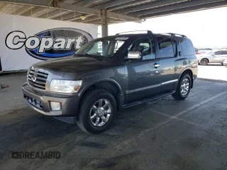2007 Infiniti QX56 z VIN 5N3AA08C67N804660, wystawiony jako Copart lot #56555765 z przebiegiem 205 384 mil mil oraz Szkoda całkowita • Salvage title. Historia ofert i sprzedaży dostępna na DreamBid. Obrazek 1.
