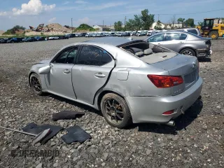 2008 Lexus IS 250 with VIN JTHCK262782020160, listed as a Copart auction lot 65036405 with 218,099 mi miles and Clean title. Bid and sale history available at DreamBid. Image 2.