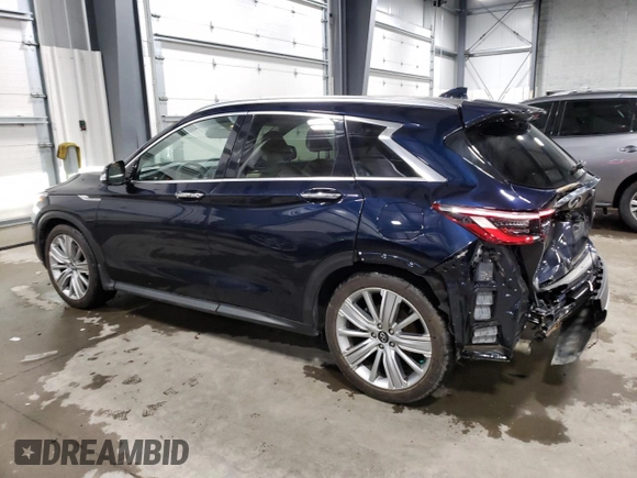 2021 Infiniti QX50 SENSORY with VIN 3PCAJ5CB4MF100086, listed as a Copart auction lot 37110813 with 11,250 mi miles. Bid and sale history available at carsss.com. Image 2.