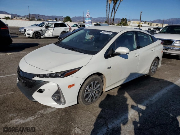 2020 Toyota Prius Prime LE with VIN JTDKARFP2L3148278, listed as a Copart auction lot 46550125 with 35,365 mi miles and Salvage Title. Bid and sale history available at carsss.com. Image 1.