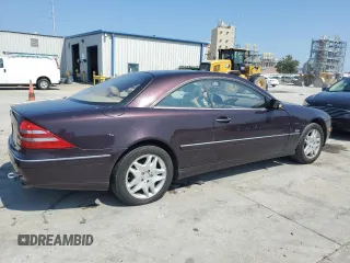 2000 Mercedes-Benz CL 500/600 with VIN WDBPJ75JXYA006219, listed as a Copart auction lot 68355704 with 106,740 mi miles and Salvage Title. Bid and sale history available at DreamBid. Image 3.
