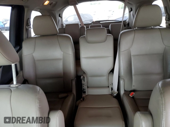 2014 Honda Odyssey EX-L with VIN 5FNRL5H66EB062435, listed as a Copart auction lot 53743445 with 103,849 mi miles and Salvage Title. Bid and sale history available at DreamBid. Image 10.