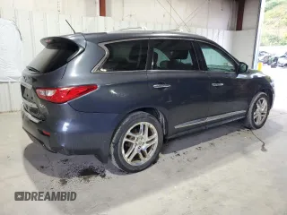 2013 Infiniti JX35 with VIN 5N1AL0MM5DC351673, listed as a Copart auction lot 72179644 with 125,038 mi miles and Salvage Title. Bid and sale history available at carsss.com. Image 3.