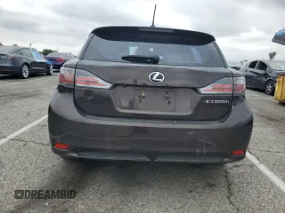2011 Lexus CT 200h with VIN JTHKD5BHXB2016726, listed as a Copart auction lot 54628455 with 189,212 mi miles and Salvage title. Bid and sale history available at DreamBid. Image 6.