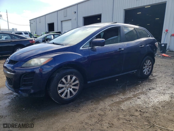 2011 Mazda CX-7 i SV with VIN JM3ER2A58B0364873, listed as a Copart auction lot 85534474 with 154,679 mi miles and Salvage Title. Bid and sale history available at carsss.com. Image 1.