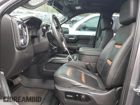2021 GMC Sierra 1500 AT4 with VIN 3GTP9EED8MG386732, listed as a Copart auction lot 83474844 with 47,778 mi miles and Salvage Title. Bid and sale history available at carsss.com. Image 7.