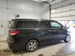 2013 Nissan Quest SV with VIN JN8AE2KP7D9063551, listed as a Copart auction lot 48493155 with 120,689 mi miles and Salvage title. Bid and sale history available at DreamBid. Image 3.