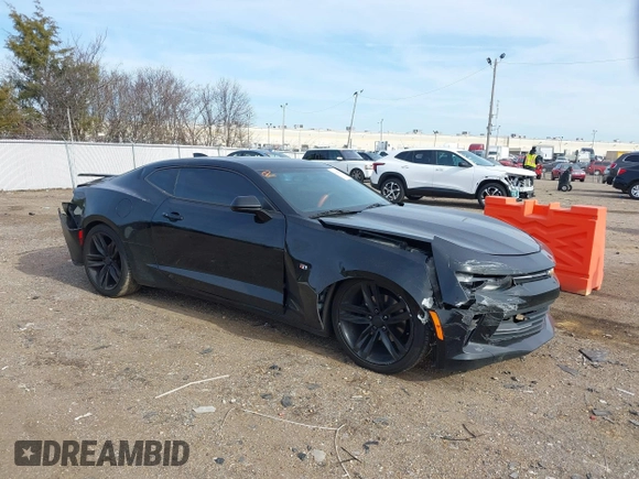 2018 Chevrolet Camaro 1LT with VIN 1G1FB1RS9J0168910, listed as a IAAI auction lot 41454954 with 157,321 mi miles. Bid and sale history available at carsss.com. Image 1.