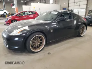 2009 Nissan 370Z Touring with VIN JN1AZ44E49M404273, listed as a Copart auction lot 75876914 with 46,017 mi miles and Salvage Title. Bid and sale history available at carsss.com. Image 1.