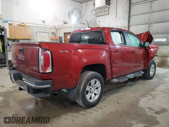 2016 GMC Canyon 4WD SLE with VIN 1GTG6CE33G1336764, listed as a Copart auction lot 41635524 with 88,004 mi miles and Non Repairable. Bid and sale history available at carsss.com. Image 3.