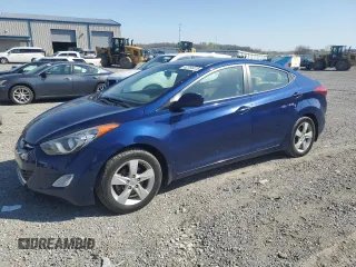 2013 Hyundai Elantra Limited with VIN KMHDH4AE7DU501778, listed as a Copart auction lot 52764415 with 109,971 mi miles and Salvage Title. Bid and sale history available at DreamBid. Image 1.