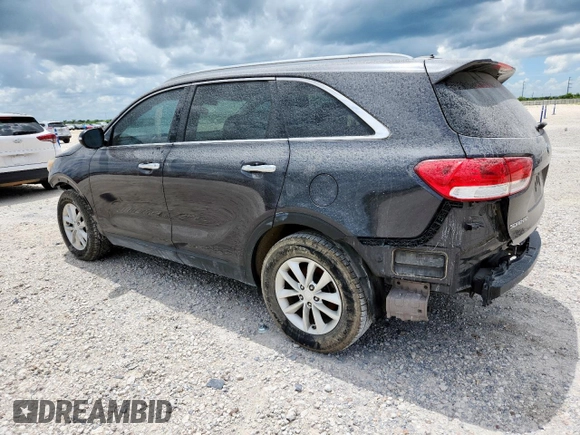 2017 Kia Sorento LX with VIN 5XYPG4A54HG223126, listed as a Copart auction lot 62407715 with 107,857 mi miles and Salvage title. Bid and sale history available at DreamBid. Image 2.