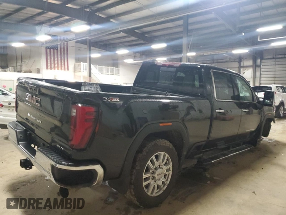 2024 GMC Sierra 3500HD SLT z VIN 1GT49UEY5RF126720, wystawiony jako Copart lot #80645694 z przebiegiem 35 573 mil mil oraz Szkoda całkowita • Salvage title. Historia ofert i sprzedaży dostępna na DreamBid. Obrazek 3.