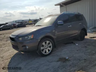 2008 Mitsubishi Outlander XLS with VIN JA4MS41X18Z004168, listed as a Copart auction lot 43975245 with 0 mi miles and Salvage Title. Bid and sale history available at carsss.com. Image 1.