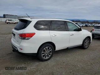 2013 Nissan Pathfinder S with VIN 5N1AR2MM6DC664306, listed as a Copart auction lot 45597835 with 176,144 mi miles and Clean Title. Bid and sale history available at carsss.com. Image 3.