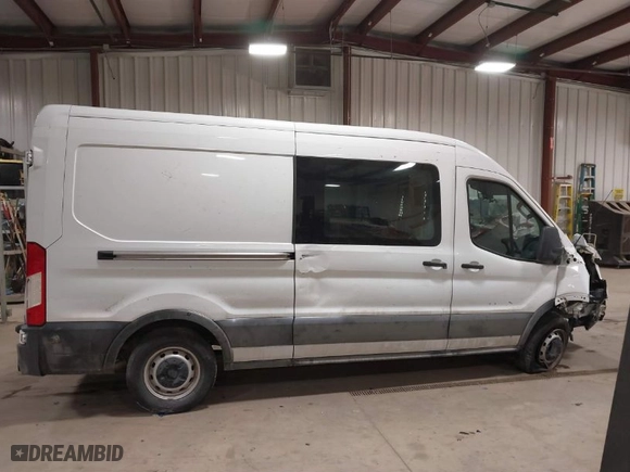 2019 Ford Transit Van with VIN 1FTYE2CM8KKB86859, listed as a IAAI auction lot 41343162 with NaN miles. Bid and sale history available at carsss.com. Image 13.