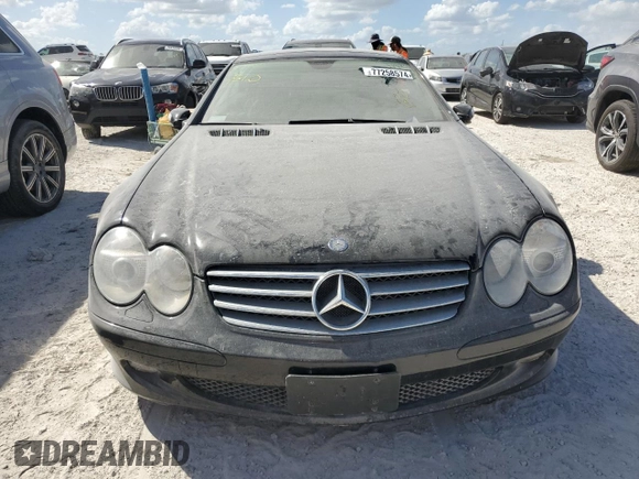 2005 Mercedes-Benz SL with VIN WDBSK76F35F084552, listed as a Copart auction lot 77258574 with Not provided miles and Non repairable. Bid and sale history available at DreamBid. Image 5.