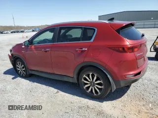 2017 Kia Sportage EX with VIN KNDPNCAC8H7215672, listed as a Copart auction lot 50593845 with 96,665 mi miles and Salvage title. Bid and sale history available at DreamBid. Image 2.