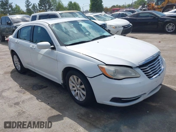 2012 Chrysler 200 Touring with VIN 1C3CCBBG0CN270822, listed as a IAAI auction lot 42004711 with 170,859 mi miles. Bid and sale history available at carsss.com. Image 1.