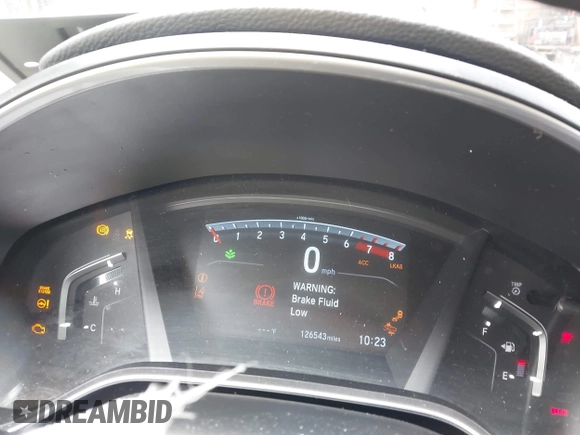 2019 Honda CR-V EX-L with VIN 2HKRW1H8XKH503630, listed as a IAAI auction lot 42479853 with 126,543 mi miles and . Bid and sale history available at DreamBid. Image 7.