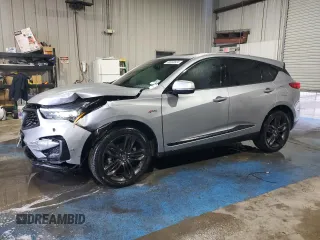 2020 Acura RDX w/A-Spec Pkg with VIN 5J8TC1H69LL021680, listed as a Copart auction lot 80553624 with 56,723 mi miles and Salvage Title. Bid and sale history available at carsss.com. Image 1.