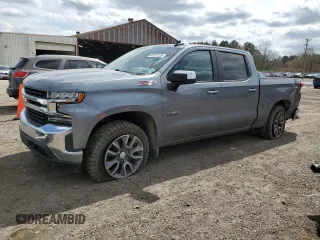 2021 Chevrolet Silverado 1500 LT with VIN 3GCUYDET4MG154765, listed as a Copart auction lot 48231225 with 99,353 mi miles and Salvage Title. Bid and sale history available at carsss.com. Image 1.