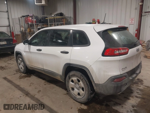 2016 Jeep Cherokee Sport with VIN 1C4PJMAS0GW254799, listed as a IAAI auction lot 41582436 with 140,471 mi miles and . Bid and sale history available at DreamBid. Image 3.