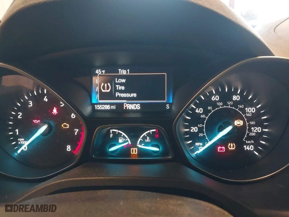 2017 Ford Escape SE with VIN 1FMCU0GDXHUD38967, listed as a IAAI auction lot 42049960 with 155,286 mi miles. Bid and sale history available at carsss.com. Image 7.
