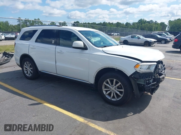 2018 Dodge Durango SXT with VIN 1C4RDHAG7JC371646, listed as a IAAI auction lot 42530885 with 117,742 mi miles and . Bid and sale history available at DreamBid. Image 1.